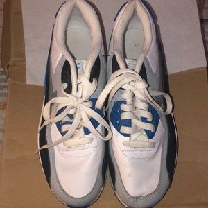 Blue Gray and white Nike Air Max